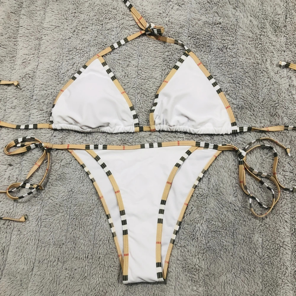Strappy Bikini Set High End Summer Beach Swimwear Women Vogue Sexy Summer Vacation Pool Party Tankini 250319