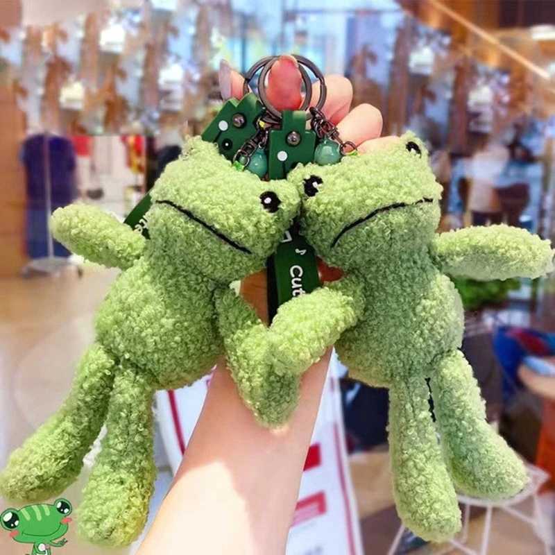 Mini Cute Frog Backpack Pendant Keychain Womens Creative Cartoon Kindergarten Childrens Backpack OrnXJ250319