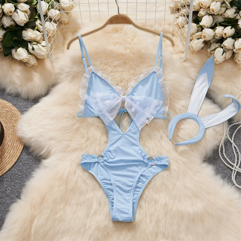 Womens 3piece exotic lingerie set lace sexy with camisole bra and underwear top pants 250320