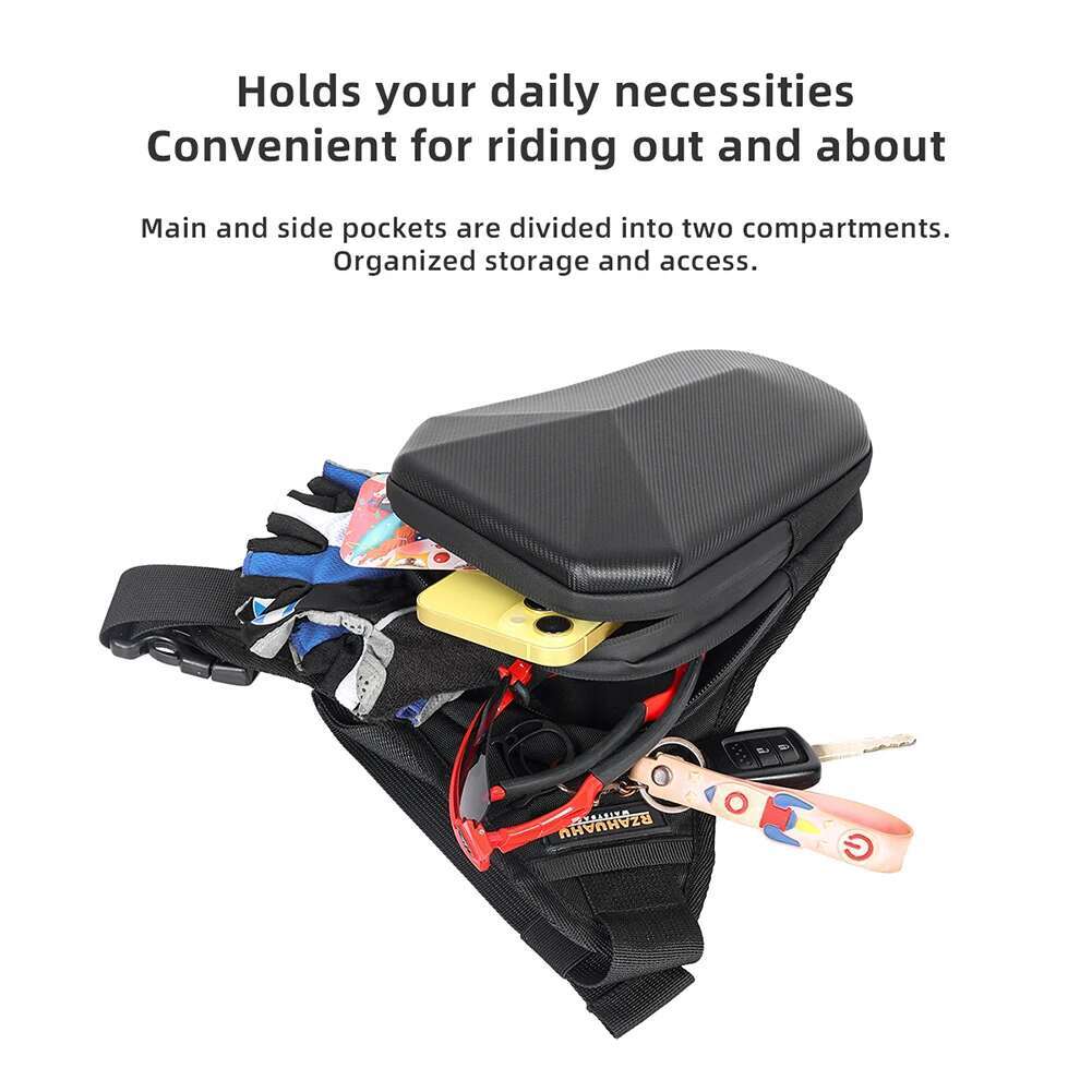 Drop Leg Bag Crossbody Shoulder Purse Hard Shell Motorcycle Waist Pack Waterproof Tactical For Men Women Cycg Hiking Climbing