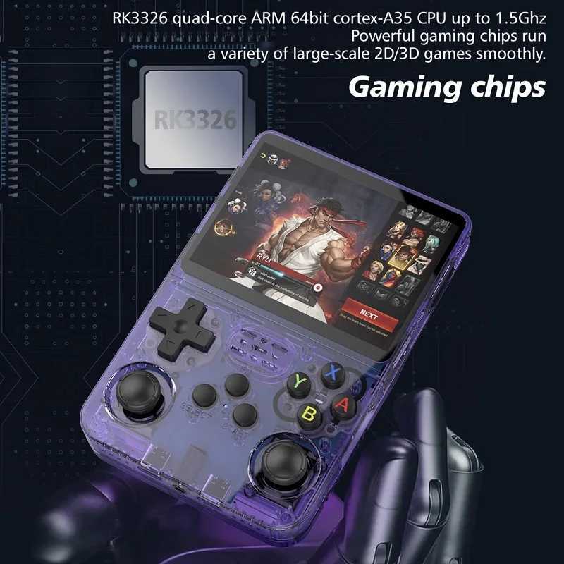 R36S Handheld Game Console 3.5Inch 64G 128G Classic Retro Games Consoles Linux System Consolas Portable Pocket Video Game Player Z250320