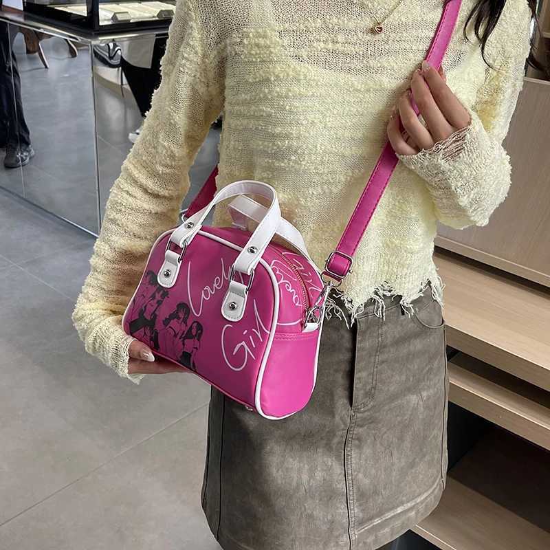 2025 Fashion Graffiti Handbag and Wallet Small Womens Bag Brand Designer Luxury Shoulder Bag Small Hand Bag Womens Messenger Bag Y250319