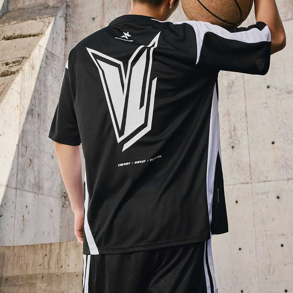 High stretch staff collar short sleeved T-shirt breathable and moisturizing Wick fabric sports T-shirt lightweight casual topT250319