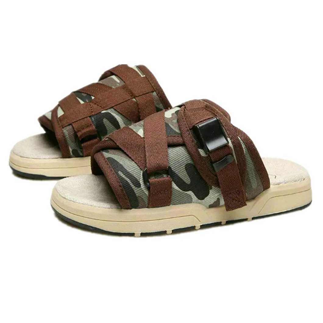 Mens Summer Shoes Plus Size 36-45 Slide Fi Couple Slide Flip Foldable Casual Shoes Sapatos Mascino Y250320