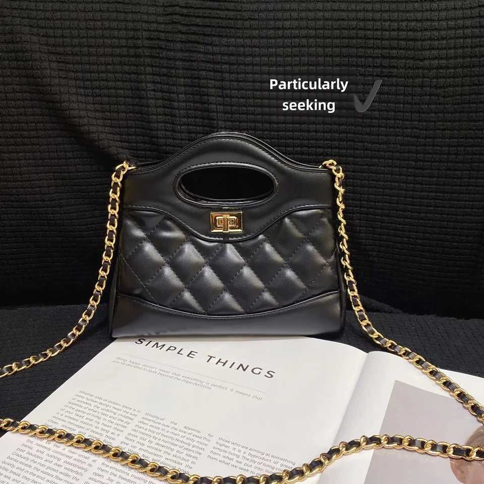 Elegant Argyll fresh style handbag simple and variable niche design high-end tactile cross body bag Y250319