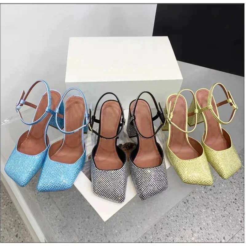 Wedge Heels Rhie Thick High Heels Toe Sandals For Women Retro Mary Jane Single Shoes Fashionable Sexy European And American