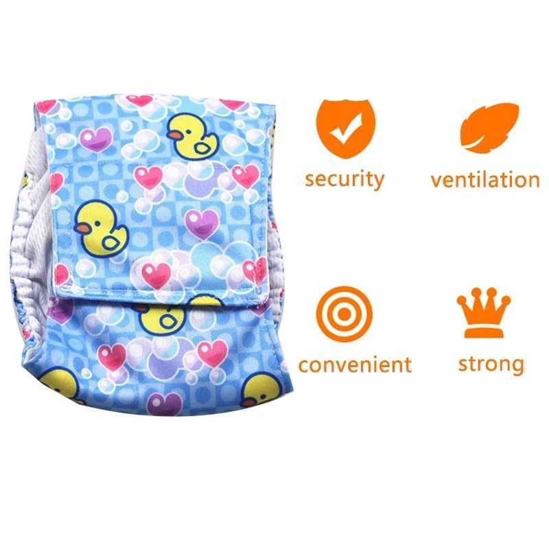 Adjustable cartoon animal pet dog diaper washable male reusable pet underwear shorts physiological pants Y250320