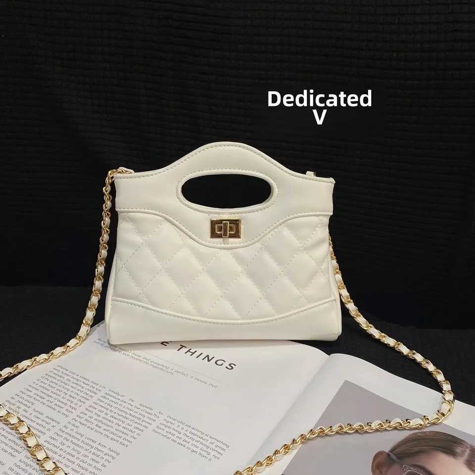 Elegant Argyll fresh style handbag simple and variable niche design high-end tactile cross body bag Y250319