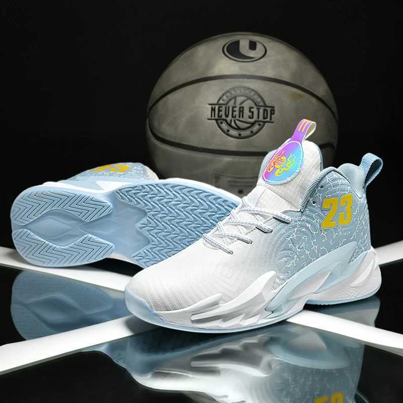 Mens basketball shoes breathable mens anti slip outdoor fashionable unisex sports shoesW250320
