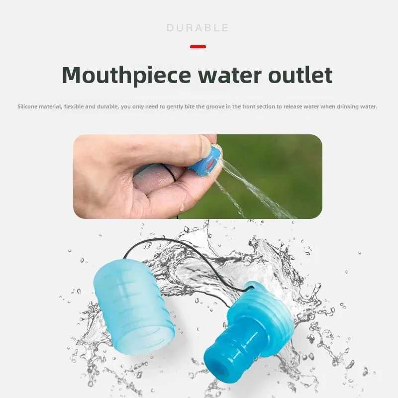 250/500ml ultra light folding water bag TPU outdoor sports equipment Hiking Running soft Flask water bottle Y250319