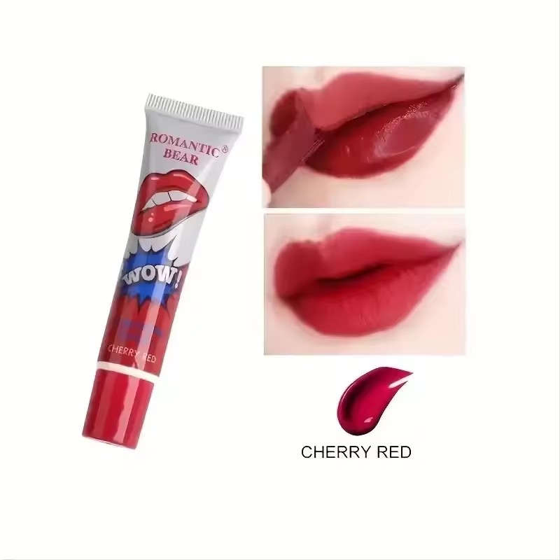24Pcs 6 Colors Korea Peel Off Liquid Lipstick Waterproof Long Lasting Moisturizer Lip Gloss Tear Off Lip Tint no design box