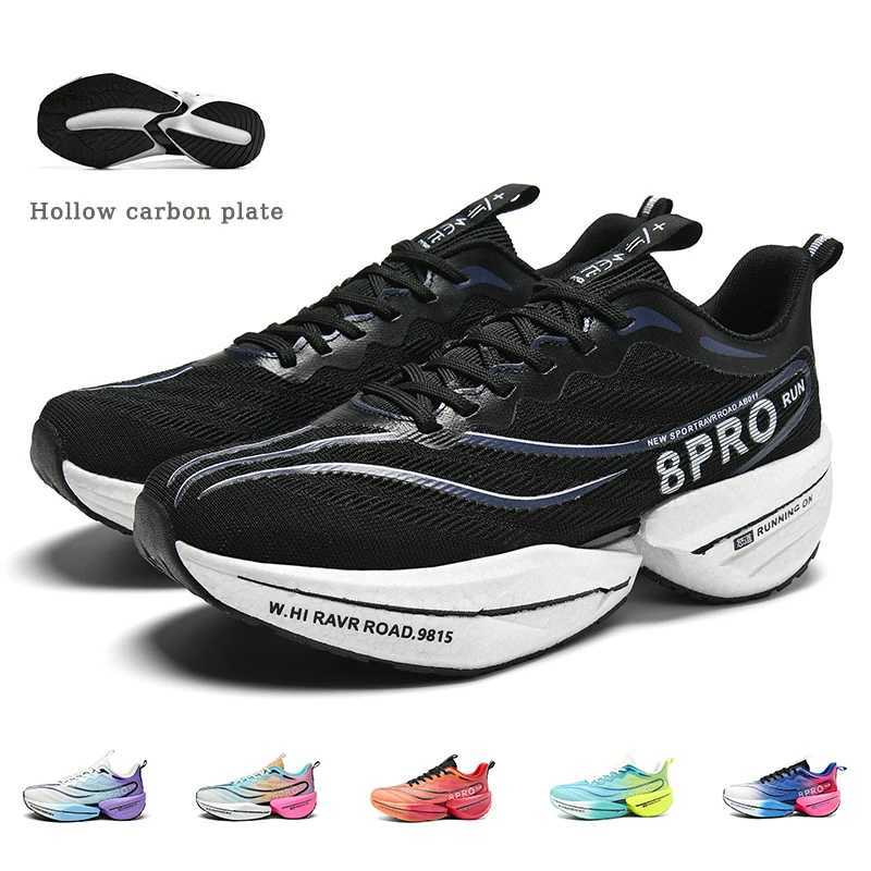 Mens Sports Shoes Racing Carbon Plate Marathon Sneakers Light Cfortable Athletic Running Shoes Tennis Cross Training Shoes Y250320