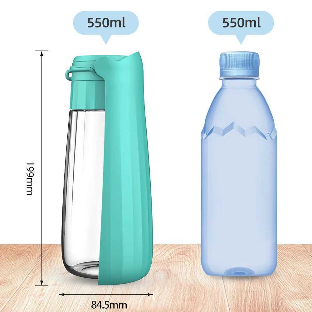 Portable Dog Water Bottle Dispenser For Small Large Dogs Foldable Puppy Outdoor Hiking Drinking Bowl French Bulldog Pet Supplies Y250319