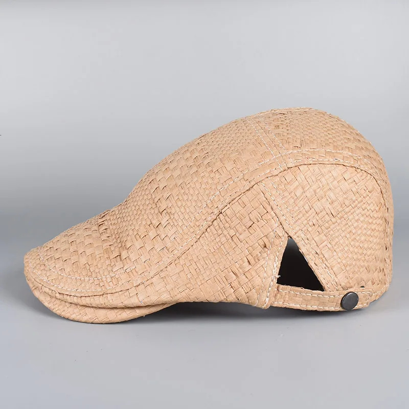 Summer Sun Hats sboy Caps Beret Men Women Fashion 2025 Outdoor Beach Straw Hat Male boina Peaky Blinders Mens Flat Caps 250320
