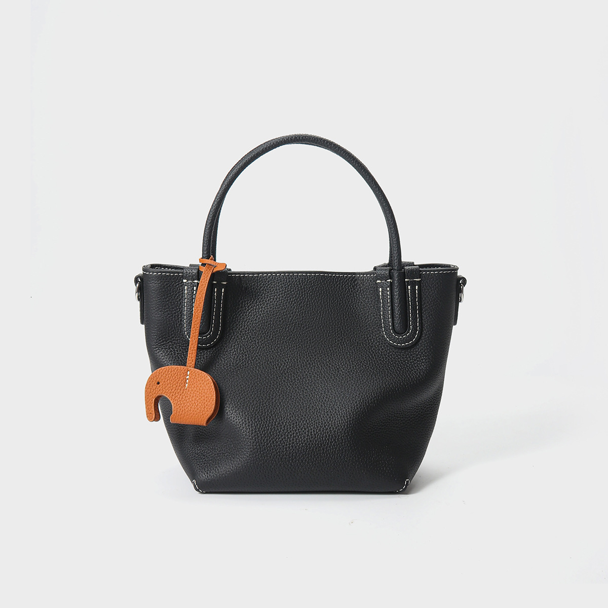 Vegetable Basket New Single Shoulder Crossbody Bag Advanced Sensory And Diligent Handheld Head Layer Cowhide Women S Water Bucket Bag Shoulder Bags