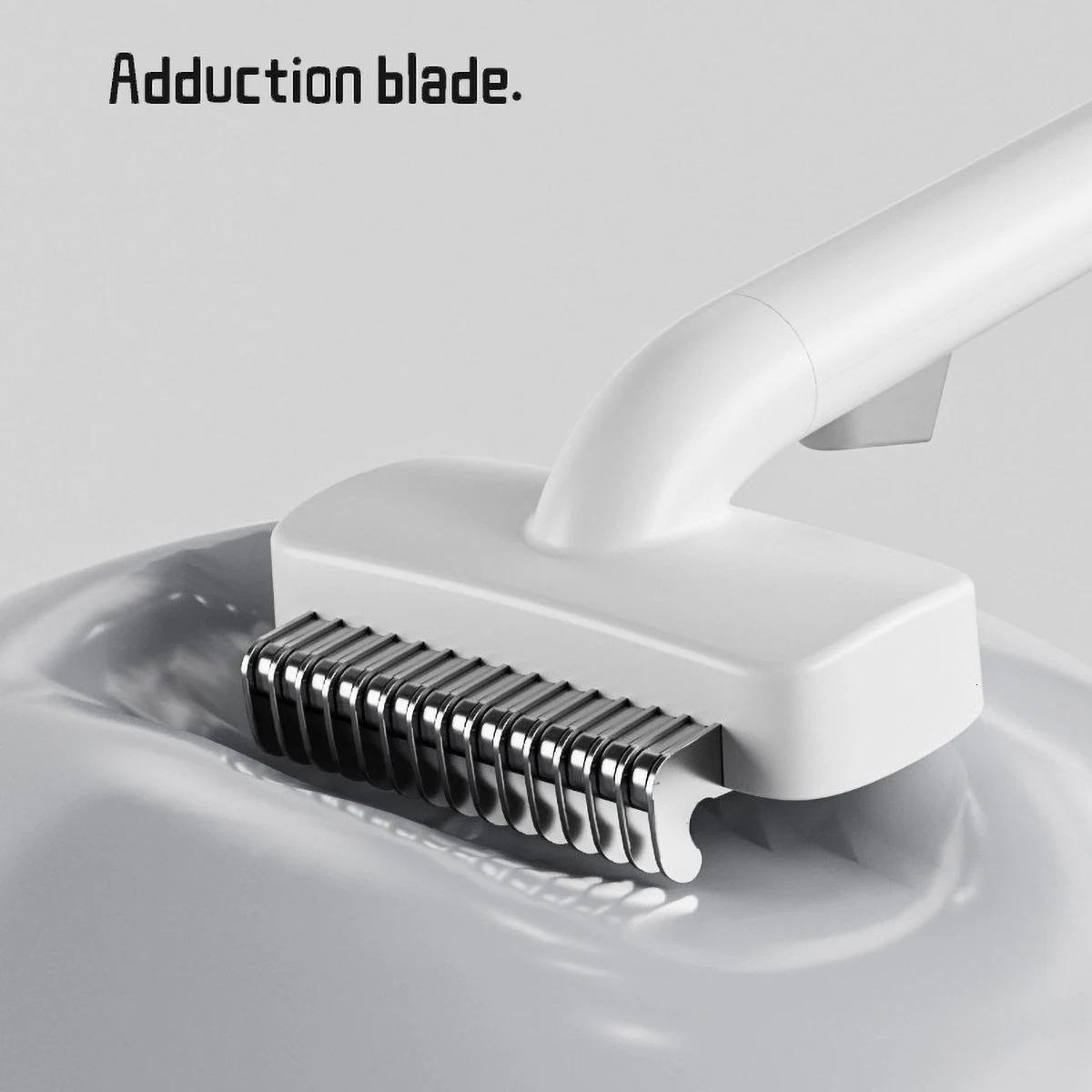 Stainless steel pet comb with round blade a dog grooming tool for thin hair and gentle skin 250318