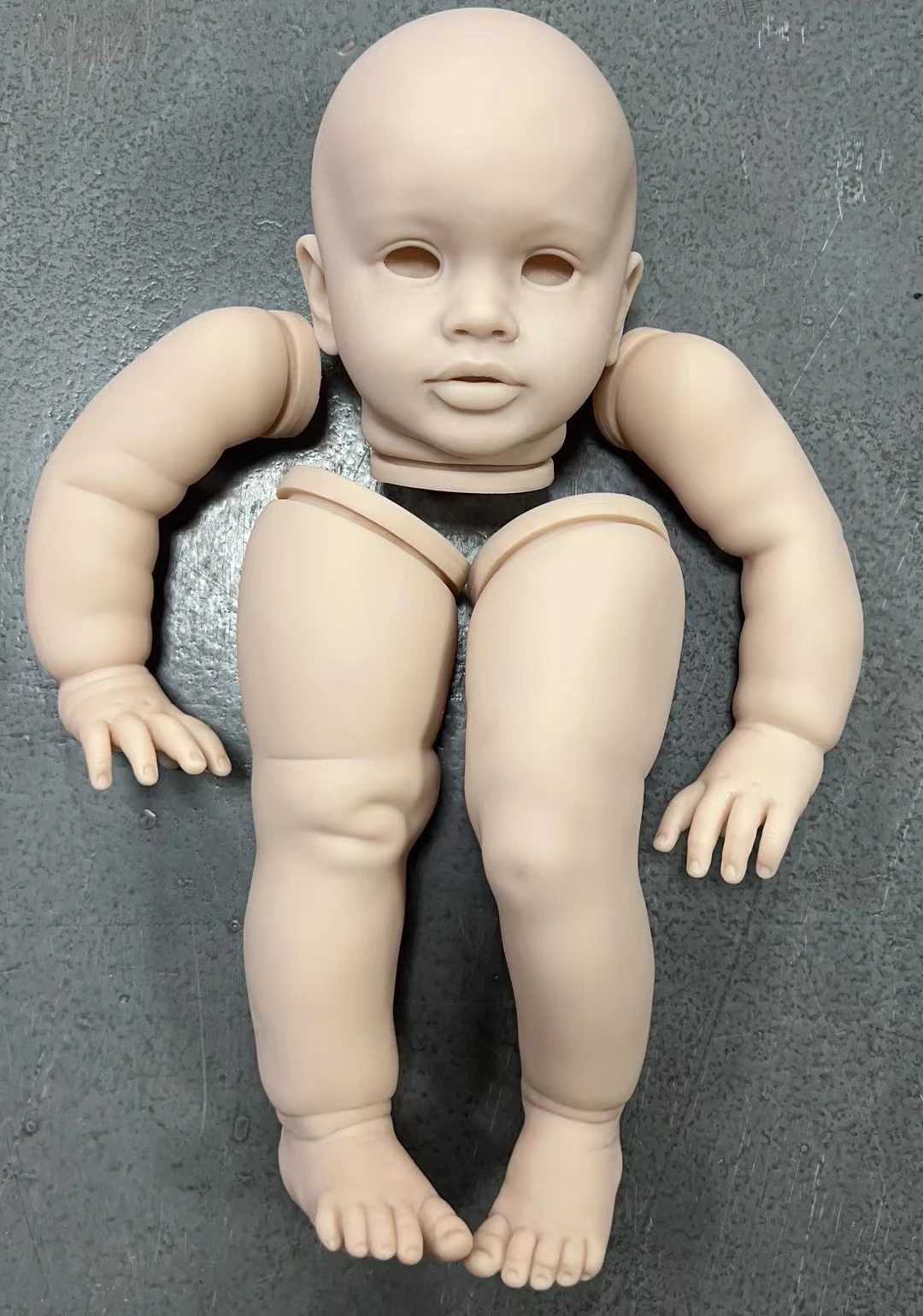 26 inch Giant Baby Reborn Pipa Princess Girl Real Doll Unfinished Doll Part Body and Eyes W250320