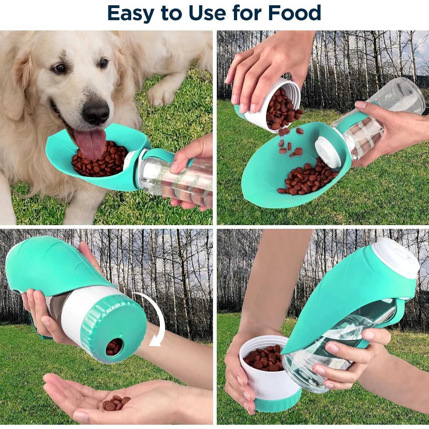 330ml water 110ml dog water bottle dispenser used for walking food leakage prevention portable outdoor hiking used for small dog water bottle travel Y