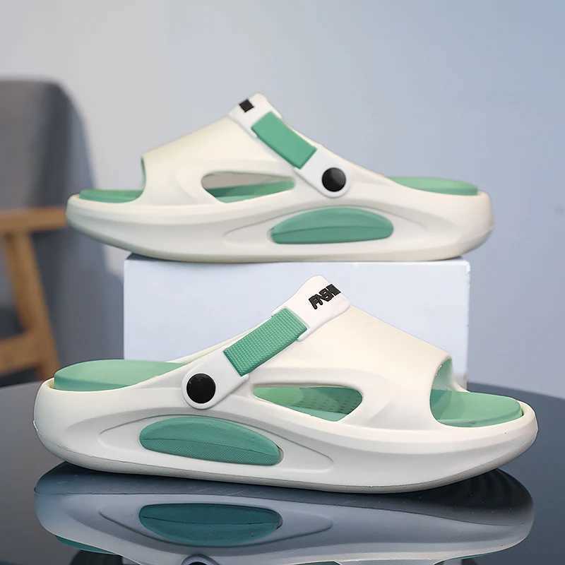 Summer New Mens Outdoor Sandals Slippers Beach Cfortable Soft s Men Casual Shoes N-slip Garden Shoes Men Beach Sandals Y250320