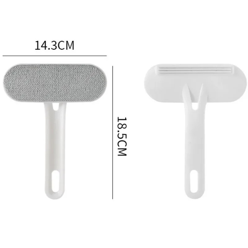 Cat Brush Pet Hair Remover Doublesided Grooming Dog Brushes Sofa Wool Scraper Collector Accessories 250318