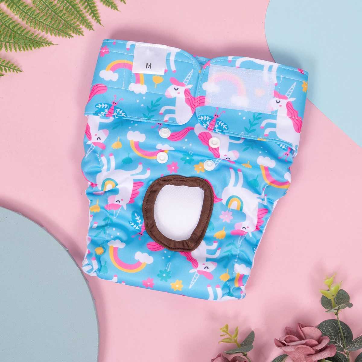 1 reusable female dog diaper washable puppy cycle diaper suitable for thermal cycling of different sizes Y250320