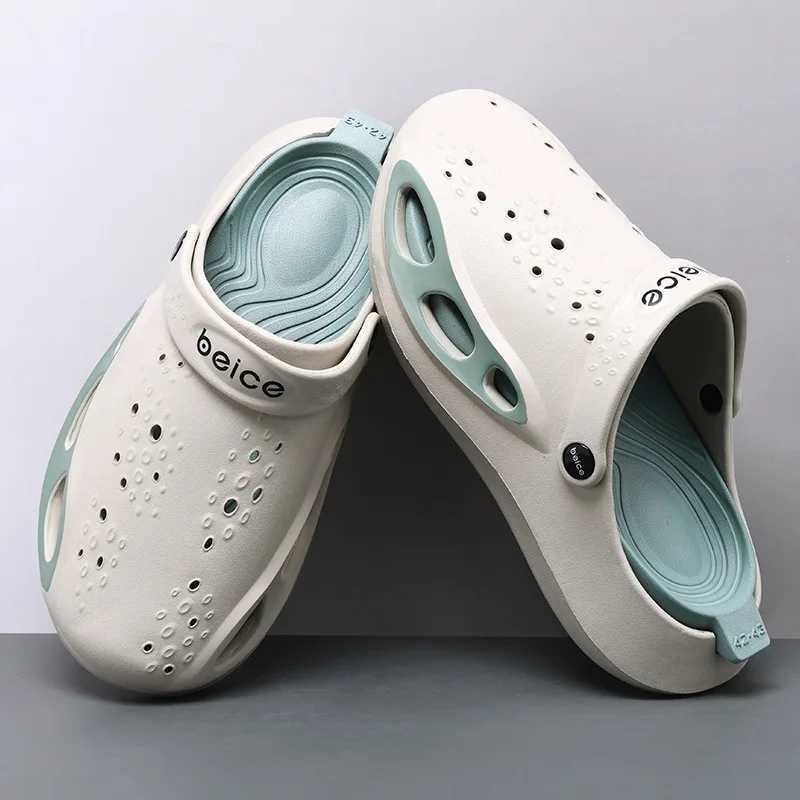 Mens Summer Shoes N-Slip Sandals Mens Sandals Breathable Flip Sandals Fi Beam Garden Shoes Y250320