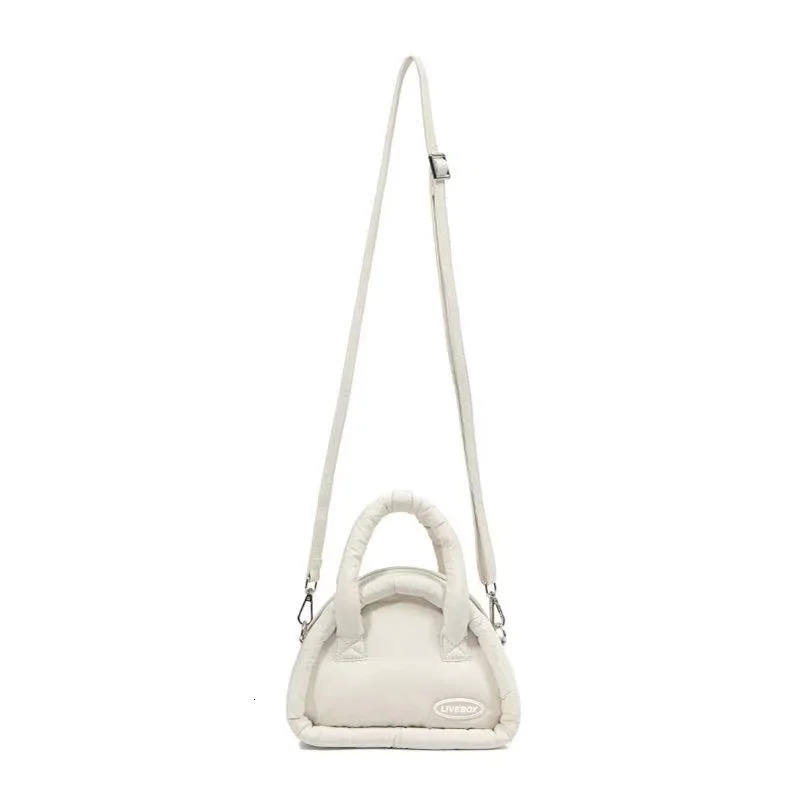 Xiuya Sweet Cute Handbags for Women Fluffy Soft Clouds Casual Crossbody Bag Harajuku Style Summer Fashion Shoulder Bag 250314