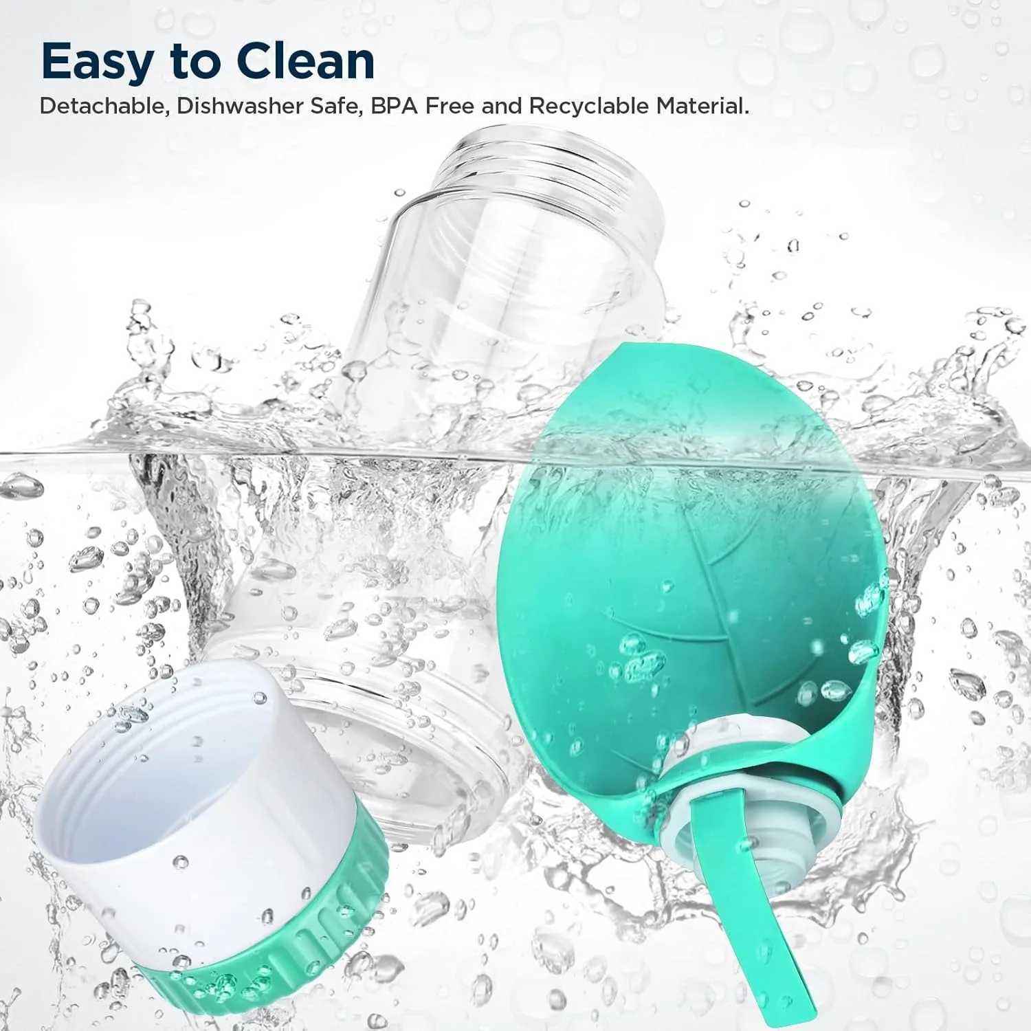 330ml water 110ml dog water bottle dispenser used for walking food leakage prevention portable outdoor hiking used for small dog water bottle travel Y