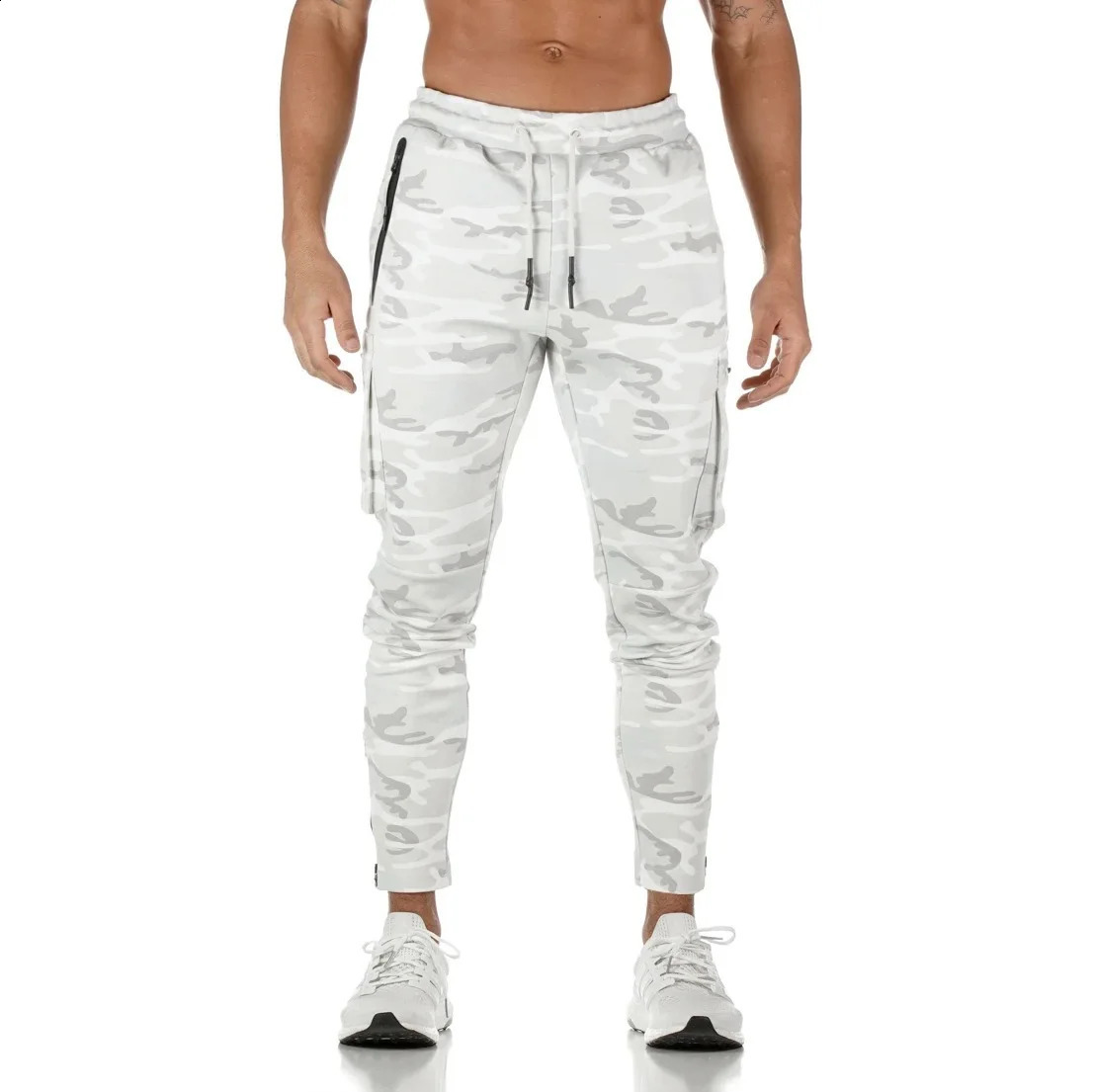 Mens Overalls Outdoor Multifunction Moisture Absorption And Perspiration Exercise Fitness Running Training Multipocket Pants 250319