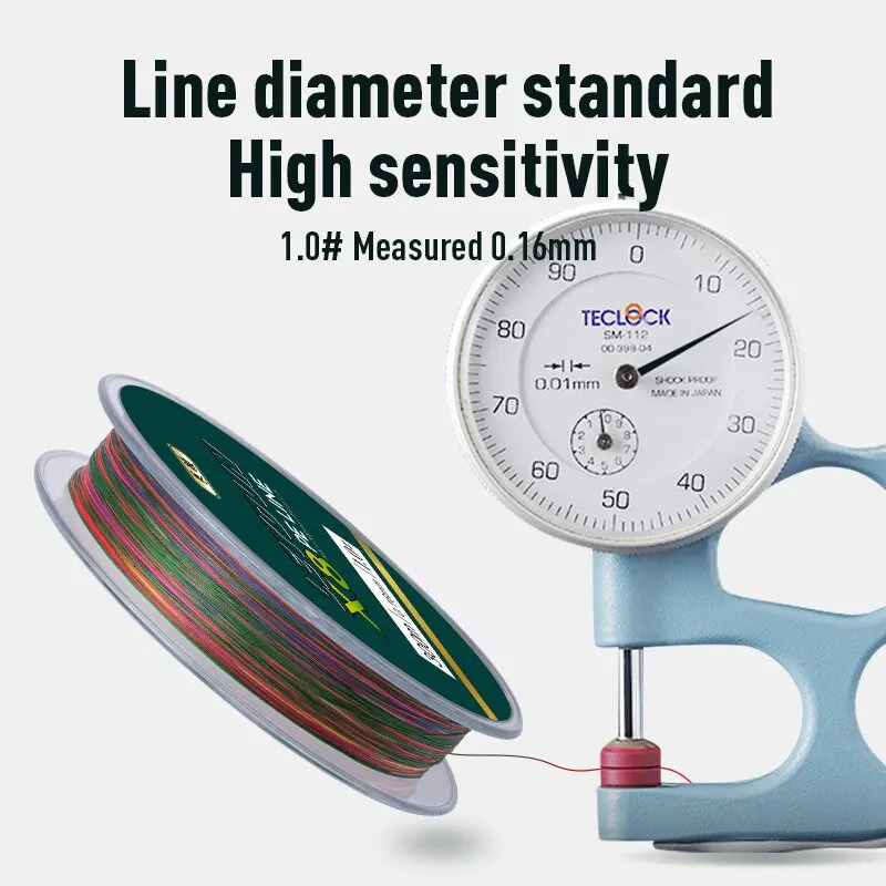 LEYDUN Micro Fishing Lines 8 Strands Braided PE 300m Japan Smooth Multifilament Line Sea Fishing Carp Fly Wire Line Tool 250320