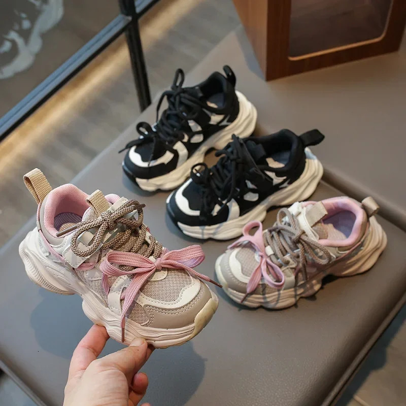 Kids Sneakers for Girls Fashion Sports Shoes Toddlers Breathable Nonslip Children School Running Boys Versatile 250319