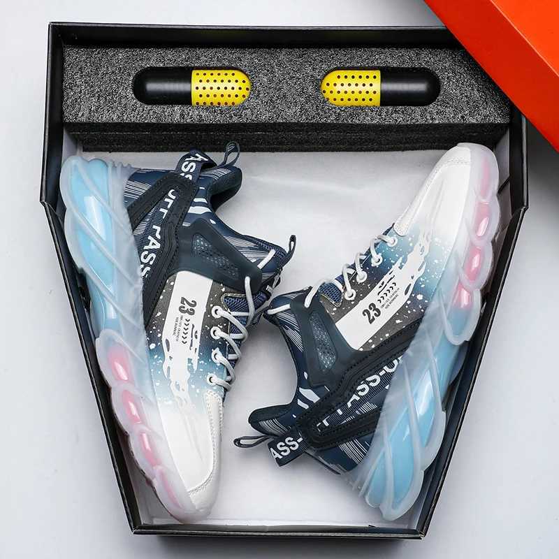 Mens fashionable high-quality casual sports shoes for running walking and joggingW250320