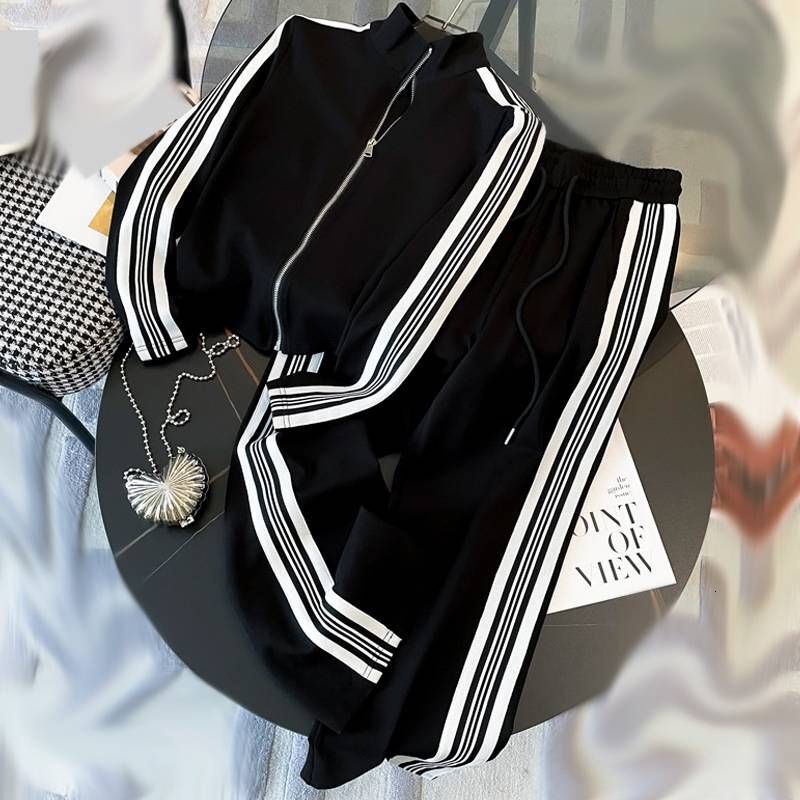 Women's Clothing Sports Casual In Spring New Popular Stylish And Age Reducing Fashionable Sweatshirts Two Piece Suits