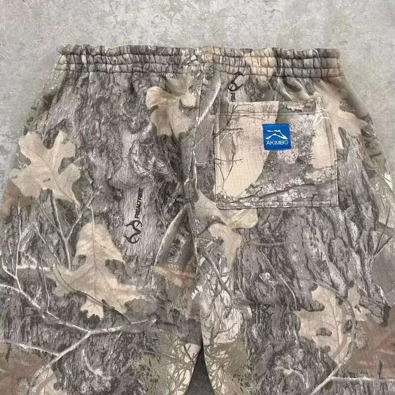Y2k Pants Haruku Vintage Camouflage Pattern Baggy Casual Sweatpants Hip Hop Gothic Men Women Wide Leg Trousers Streetwear