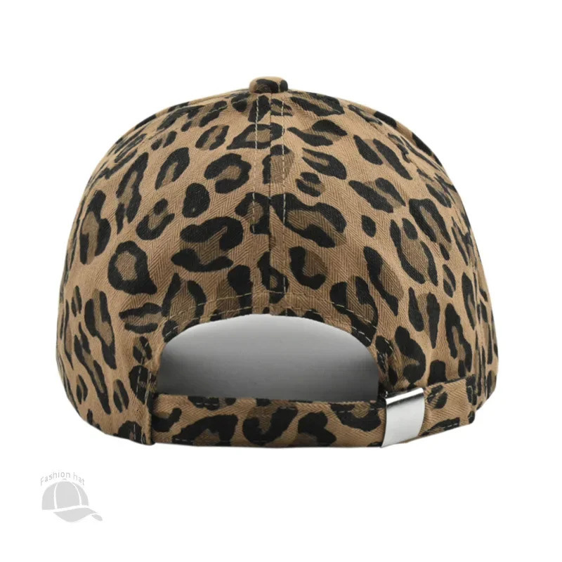 Unisex Dome Woman Summer Hat Leopard Print Baseball Cap Man Fisherman Hat Outdoor Shade Fashion Peaked Cap Summer Cap Ladies 250320