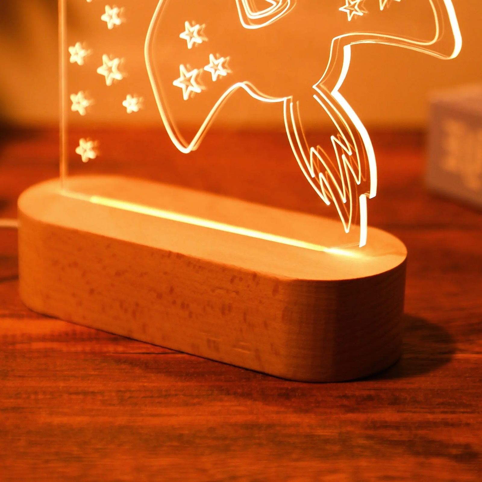 Custom Baby Kids USB Night Light Personalized Children Name Lamp Nursery born Bedroom Home Decoration Birthday Souvenir Gift 250319