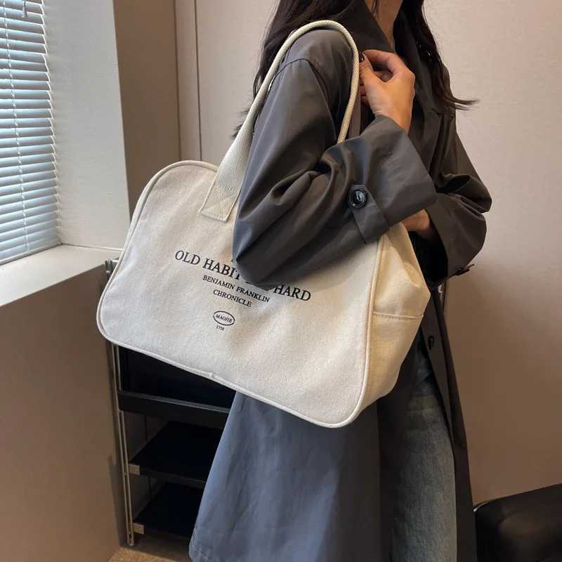 CGCBAG Casual Canvas Female Lage Capacity Womens Shoulder Bag 2023 Fashion Designer Handbags Simple Commuting Shopper Y250319