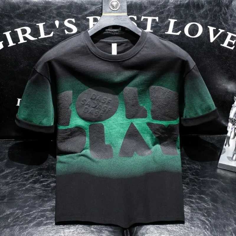 Mens T-shirt Alphabet printed top black Heather mens T-shirt cheap clothing and high-quality Harajuku fashion wholesale hotT250319