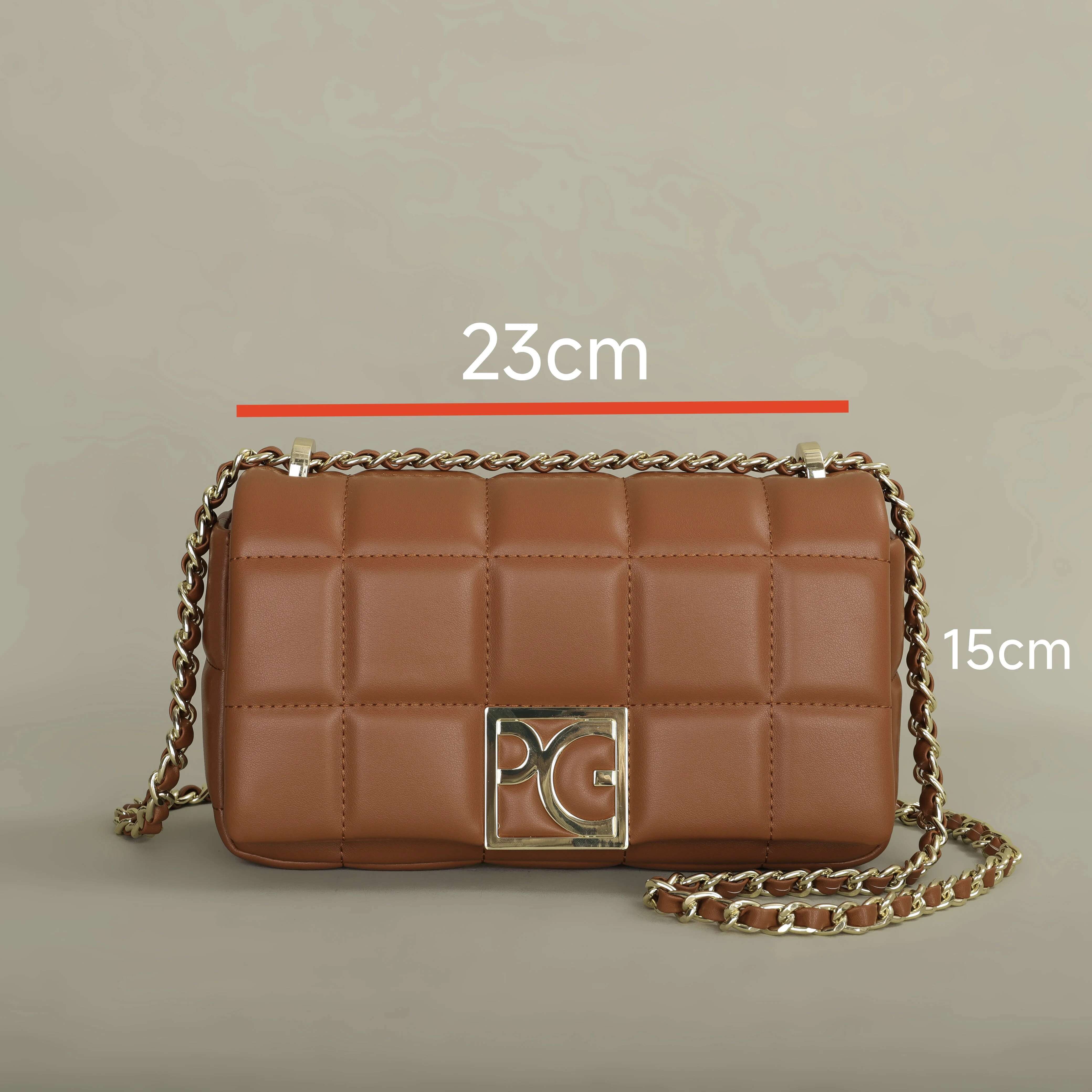 PG PATSY G Brand Design Bright Crossbody 2024 New Leather Refined Elegant Ladies Commuter Banquet Bag