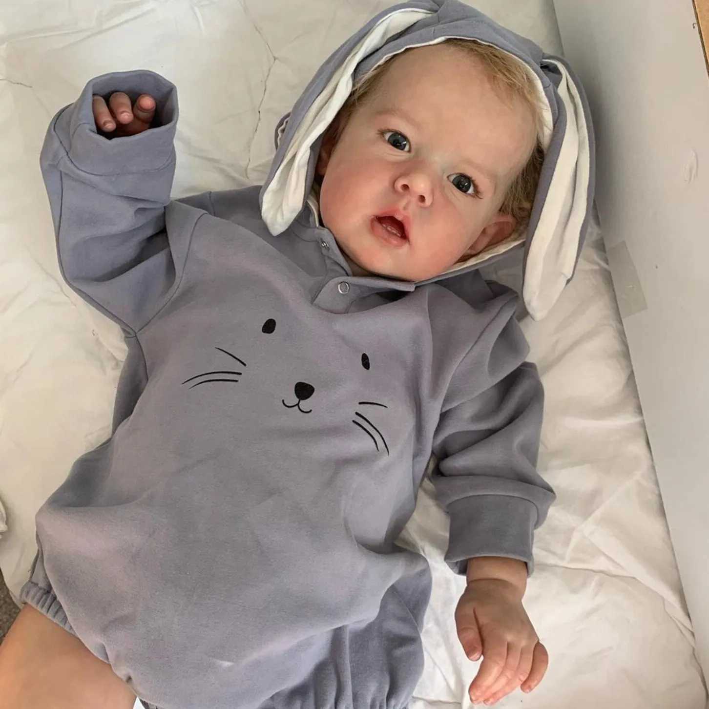 NPK Reborn 50cm Baby Doll Liam Options Realistic Handmade Preschool Boy Doll with 3D Skin Visible Vein Root Hair Gift W250320