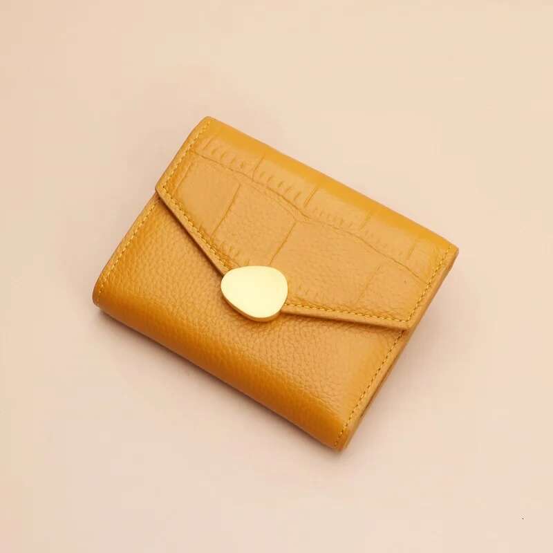 2025 Free Shipping New Designer Brand Design Genuine Leather Women's Wallet Fashion Crocodile Leather Women's Short Wallet Handbag Coin Wall
