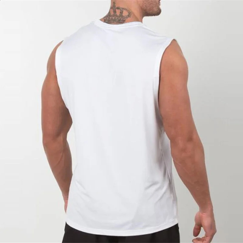 Plain Tank Mens Fitness Single Strap Sleeveless Sweatshirt 250319