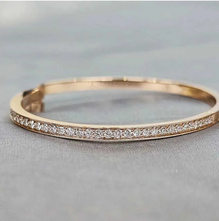 Fashion Accessories Bracelet Designer with Diamond Designer Bracelet K Gold Bracelet Colorfast Metal Designer Jewelry 3 Colors Sisters Gift