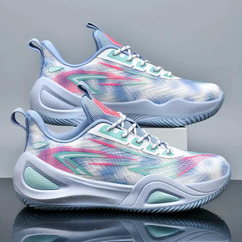 Mesh Breathable Mens Basketball Shoes for Women Durable Performance Basketball Sneakers Men Outdoor Leisure Sports Shoes 35-45W250320