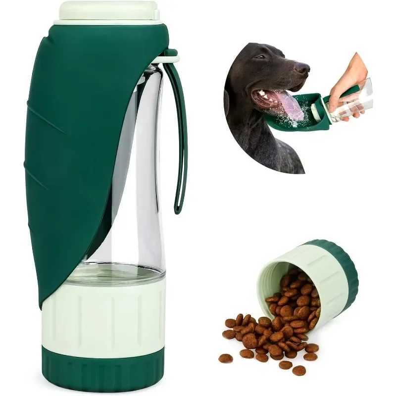 Dogs cats puppies pet water dispensers with beverage cups and food containers outdoor leak proof Y250319
