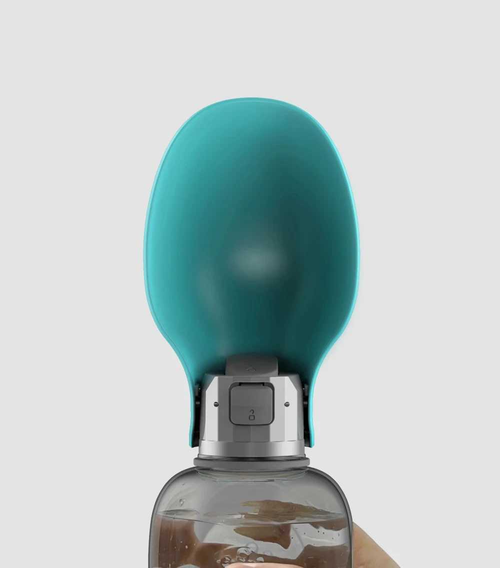 800ml Portable Dog Water Bottle For Small Medium Big Dogs Outdoor Travel Drinking Bowl Puppy Cat Feeder Pet Labrador Accessories Y250319