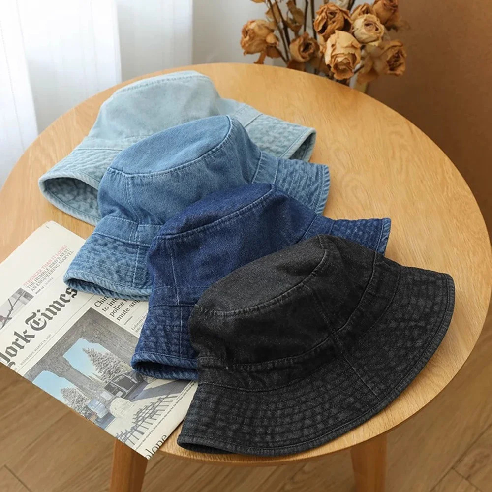 Japanese Style Cowboy Fisherman Hat Big Brimmed For Men Revealing Face For Little Girls Covering Basin Hat Versatile For Couples o250320