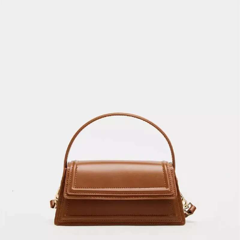 Vintage Leather Crossbody Bags For Women 2024 Designer Female Small Flap Shoulder Underarm Bag Armpit Handbags And Purses