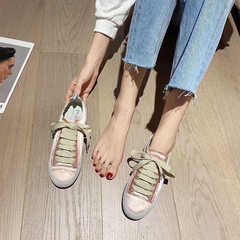 2025 With Box Designer shoes sneakers Flat satin women's shoes