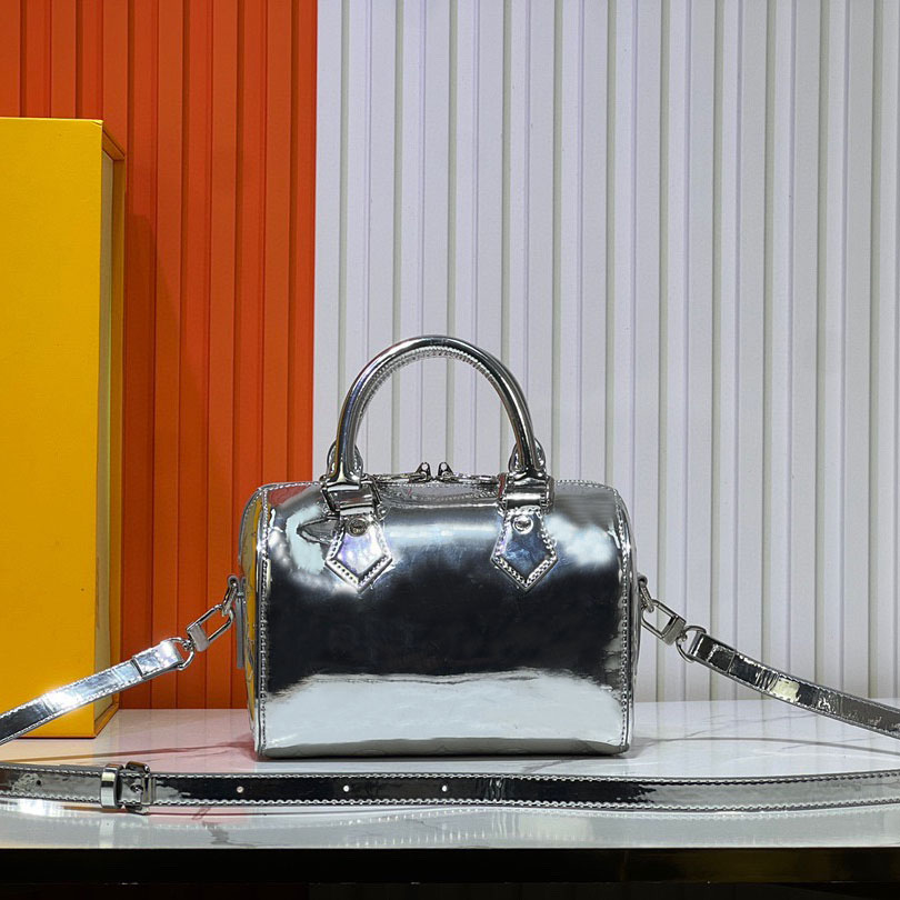 Designer bag Top Mini Nano 20.5cm Shoulder Bag Women Leather Denim summertime Crossbody bag Luxury Brand Embossed Tote Purse Brown Flower Handbag